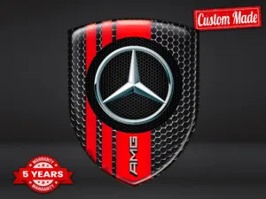 Mercedes Windschutzsticker Limitiert Anpassbar Modern
